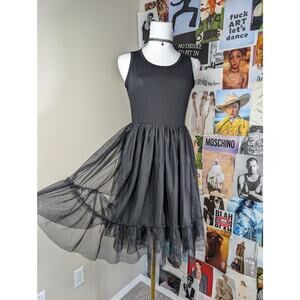 Sparkle Tulle Goth Dress